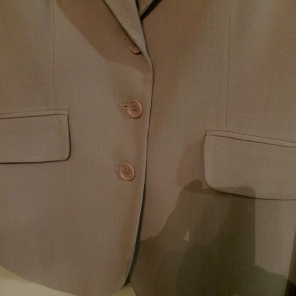 Gray Ladies Oscar Suit Jacket Size 4 - Picture 3 of 4